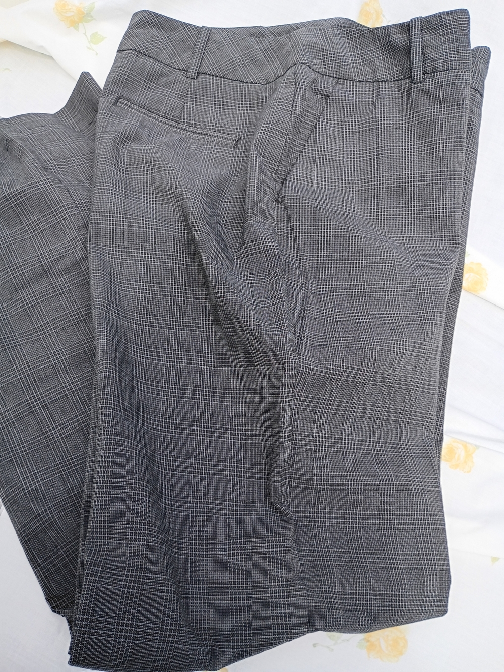 Worthington Gray Plaid Trousers